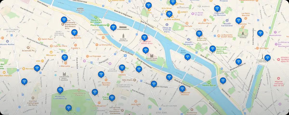 Free Wi-Fi in Noida - India - Be always online with WiFi Map